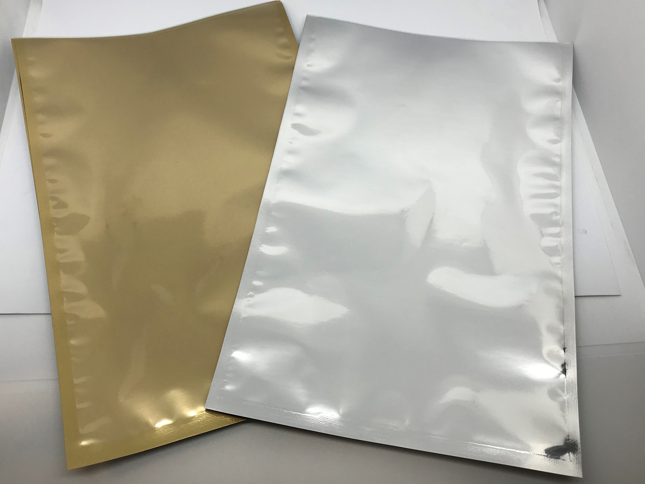 Bolsas de metalizadas plata-oro