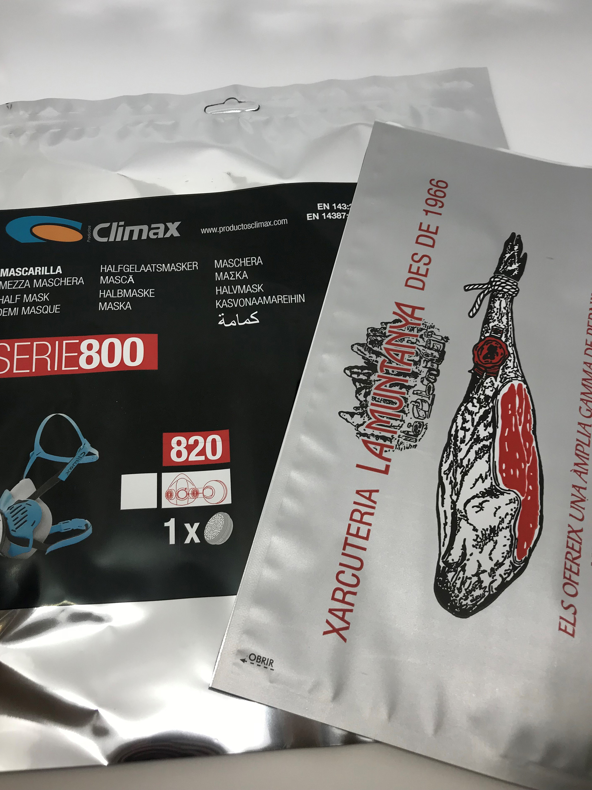 Sacs sous vide imprés